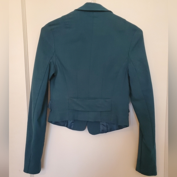 Love & Liberty Blue-Green Fitted Blazer in size XS - Picture 2 of 6